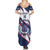Custom Dominican Republic Football Family Matching Summer Maxi Dress and Hawaiian Shirt Los Quisqueyanos Crack Style
