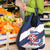 Custom Dominican Republic Football Grocery Bag Los Quisqueyanos Crack Style