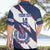 Custom Dominican Republic Football Hawaiian Shirt Los Quisqueyanos Crack Style