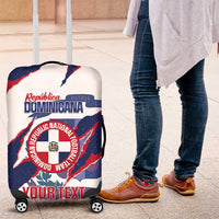 Custom Dominican Republic Football Luggage Cover Los Quisqueyanos Crack Style
