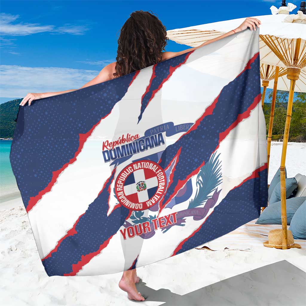 Custom Dominican Republic Football Sarong Los Quisqueyanos Crack Style