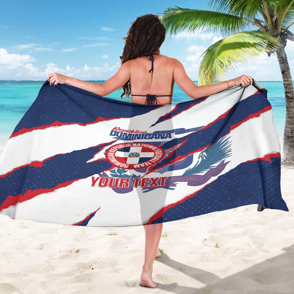 Custom Dominican Republic Football Sarong Los Quisqueyanos Crack Style