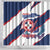 Custom Dominican Republic Football Shower Curtain Los Quisqueyanos Crack Style