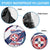 Custom Dominican Republic Football Spare Tire Cover Los Quisqueyanos Crack Style