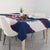 Custom Dominican Republic Football Tablecloth Los Quisqueyanos Crack Style
