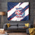 Custom Dominican Republic Football Tapestry Los Quisqueyanos Crack Style