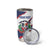 Custom Dominican Republic Football Tumbler Cup Los Quisqueyanos Crack Style