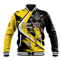 Custom Antigua and Barbuda Football Baseball Jacket Go Benna Boys Sporty Deer Mascot