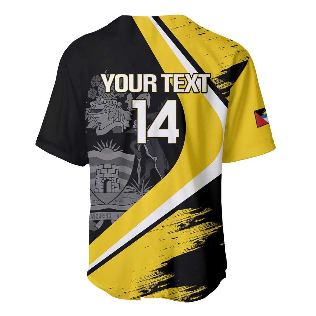 Custom Antigua and Barbuda Football Baseball Jersey Go Benna Boys Sporty Deer Mascot