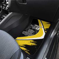 Custom Antigua and Barbuda Football Car Mats Go Benna Boys Sporty Deer Mascot