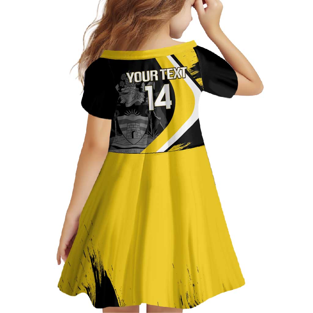 Custom Antigua and Barbuda Football Family Matching Off Shoulder Maxi Dress and Hawaiian Shirt Go Benna Boys Sporty Deer Mascot