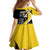 Custom Antigua and Barbuda Football Family Matching Tank Maxi Dress and Hawaiian Shirt Go Benna Boys Sporty Deer Mascot