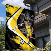 Custom Antigua and Barbuda Football Garden Flag Go Benna Boys Sporty Deer Mascot