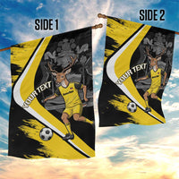 Custom Antigua and Barbuda Football Garden Flag Go Benna Boys Sporty Deer Mascot