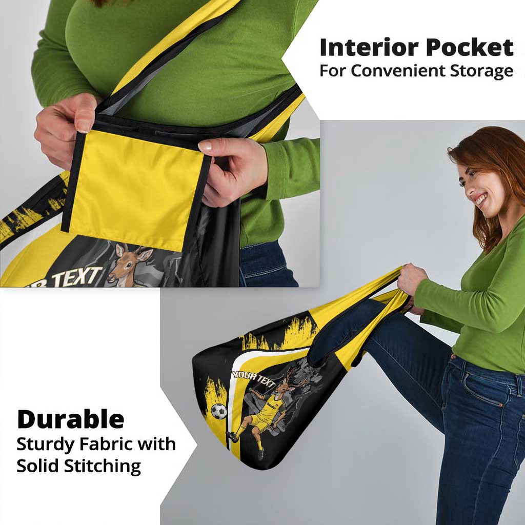 Custom Antigua and Barbuda Football Grocery Bag Go Benna Boys Sporty Deer Mascot