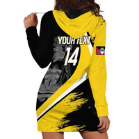 Custom Antigua and Barbuda Football Hoodie Dress Go Benna Boys Sporty Deer Mascot