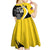 Custom Antigua and Barbuda Football Kid Short Sleeve Dress Go Benna Boys Sporty Deer Mascot