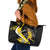 Custom Antigua and Barbuda Football Leather Tote Bag Go Benna Boys Sporty Deer Mascot