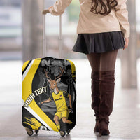 Custom Antigua and Barbuda Football Luggage Cover Go Benna Boys Sporty Deer Mascot
