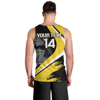 Custom Antigua and Barbuda Football Men Tank Top Go Benna Boys Sporty Deer Mascot