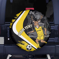 Custom Antigua and Barbuda Football Spare Tire Cover Go Benna Boys Sporty Deer Mascot
