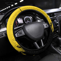 Antigua and Barbuda Football Steering Wheel Cover Go Benna Boys Sporty Deer Mascot