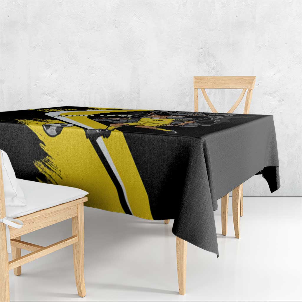 Custom Antigua and Barbuda Football Tablecloth Go Benna Boys Sporty Deer Mascot