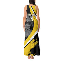 Custom Antigua and Barbuda Football Tank Maxi Dress Go Benna Boys Sporty Deer Mascot
