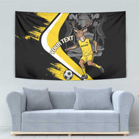 Custom Antigua and Barbuda Football Tapestry Go Benna Boys Sporty Deer Mascot