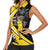 Custom Antigua and Barbuda Football Women Sleeveless Polo Shirt Go Benna Boys Sporty Deer Mascot