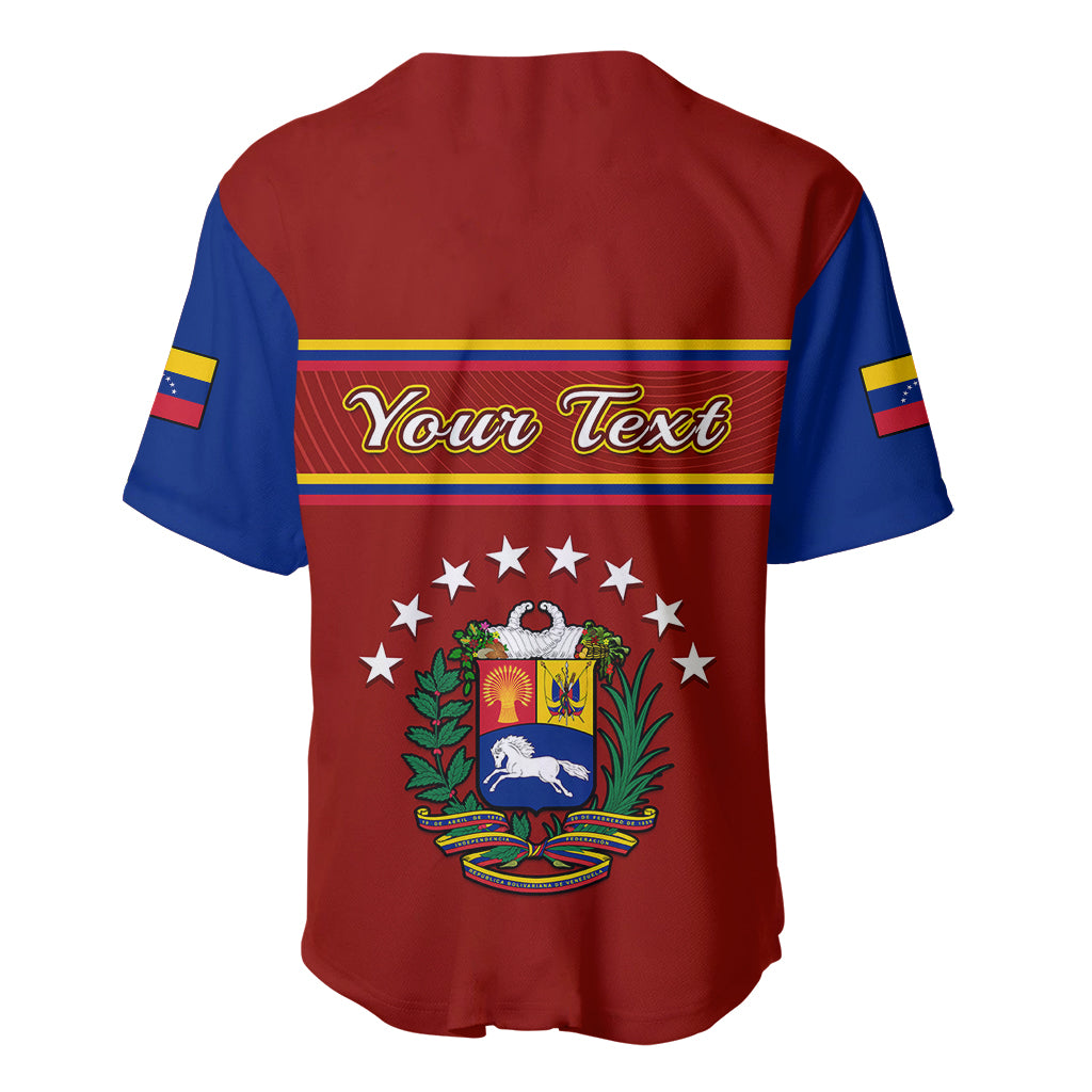 Personalised Venezuela Baseball Jersey Coat Of Arms Style 2023 - Wonder Print Shop