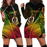 Polynesian Pride Vanuatu Hoodie Dress Proud To Be A Ni-Van - Wonder Print Shop