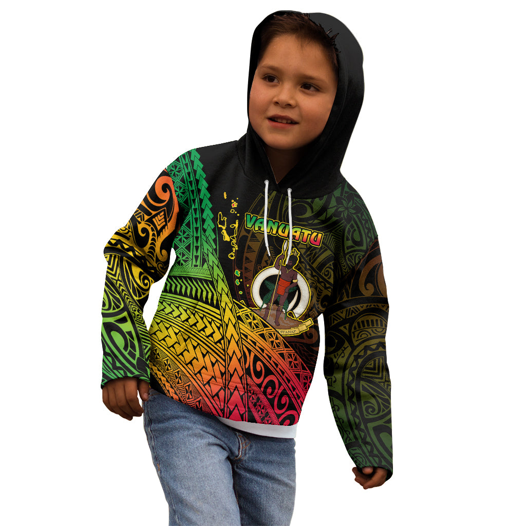 Polynesian Pride Vanuatu Kid Hoodie Proud To Be A Ni-Van - Wonder Print Shop