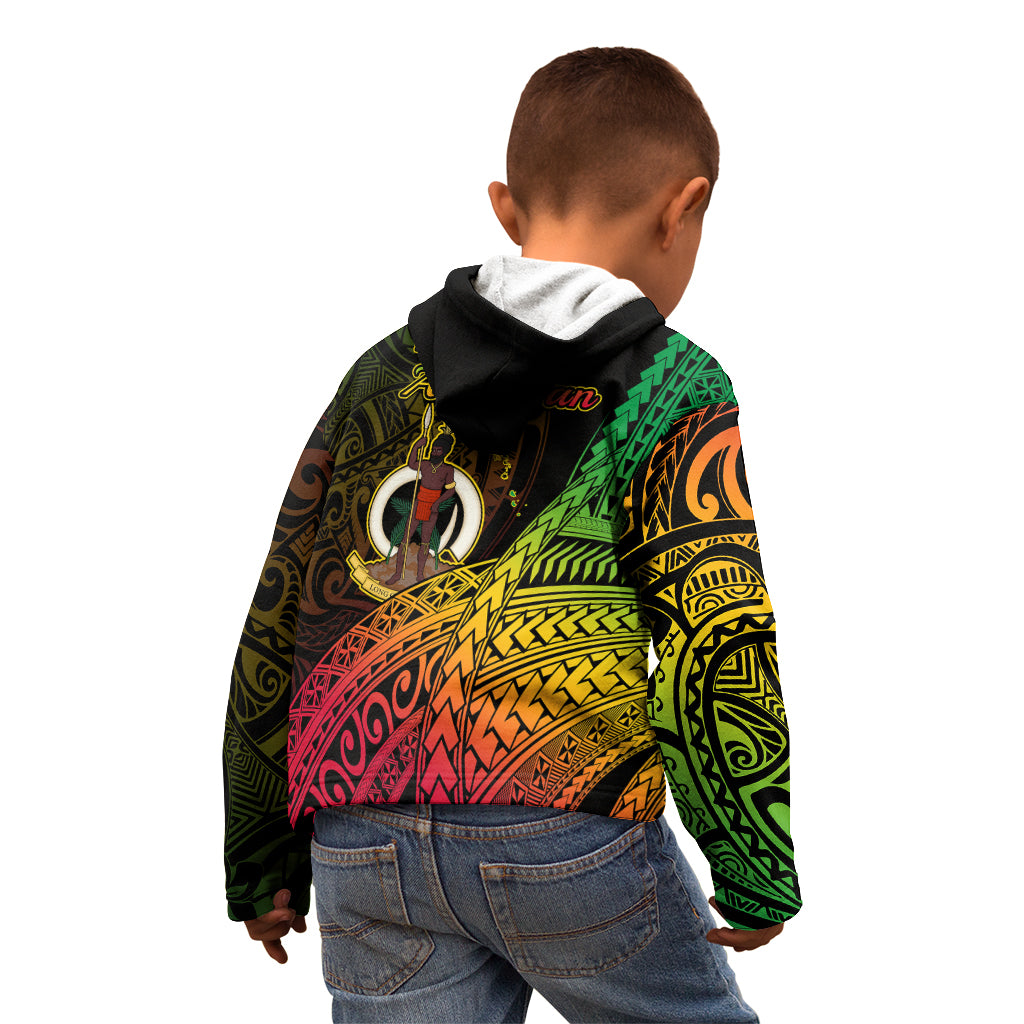 Polynesian Pride Vanuatu Kid Hoodie Proud To Be A Ni-Van - Wonder Print Shop