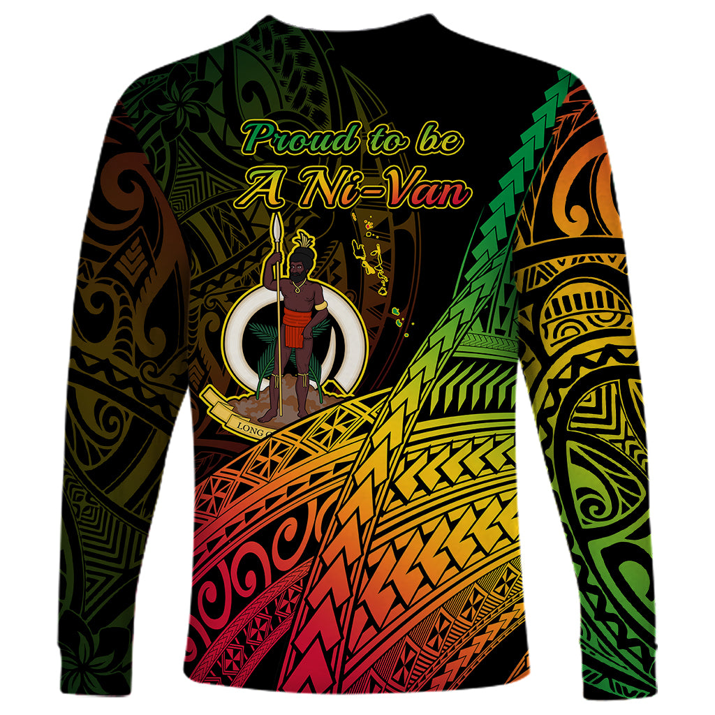 Polynesian Pride Vanuatu Long Sleeve Shirt Proud To Be A Ni-Van - Wonder Print Shop