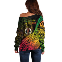 Polynesian Pride Vanuatu Off Shoulder Sweater Proud To Be A Ni-Van - Wonder Print Shop
