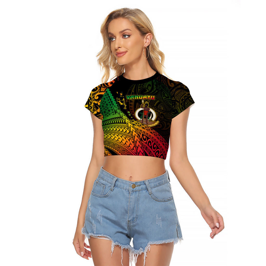 Polynesian Pride Vanuatu Raglan Cropped T Shirt Proud To Be A Ni-Van - Wonder Print Shop