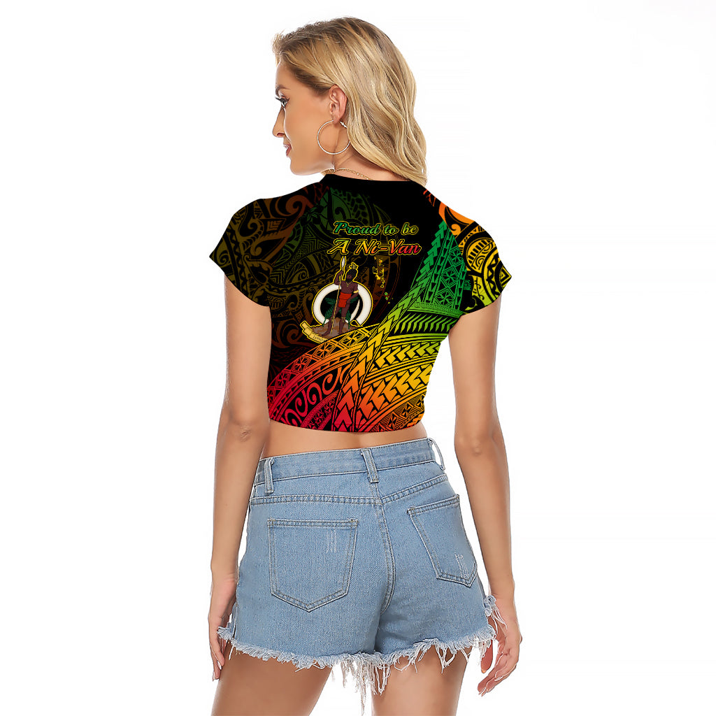 Polynesian Pride Vanuatu Raglan Cropped T Shirt Proud To Be A Ni-Van - Wonder Print Shop