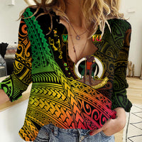 Polynesian Pride Vanuatu Women Casual Shirt Proud To Be A Ni-Van - Wonder Print Shop