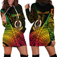 Personalised Vanuatu Hoodie Dress Proud To Be A Ni-Van - Wonder Print Shop