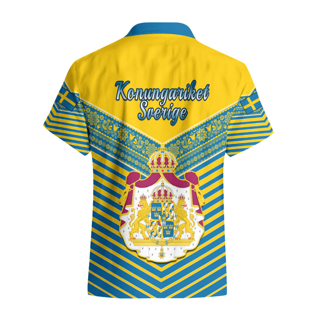 Sweden Hawaiian Shirt Swedish Independence Day Scandinavia Pattern - Wonder Print Shop