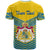 Personalised Sweden T Shirt Swedish Independence Day Scandinavia Pattern - Wonder Print Shop