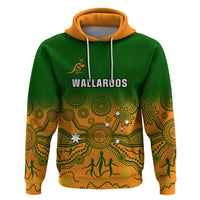 Personalised Australia Rugby Hoodie Go Wallaroos Pacific Indigenous Version 2023 - Wonder Print Shop