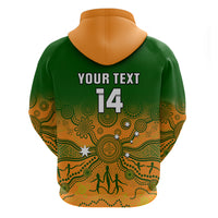 Personalised Australia Rugby Hoodie Go Wallaroos Pacific Indigenous Version 2023 - Wonder Print Shop