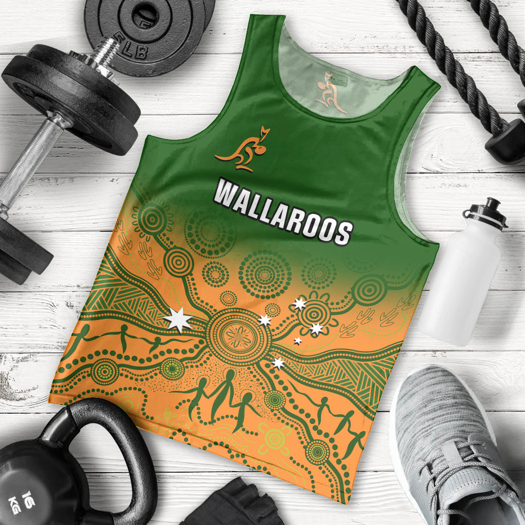 personalised-australia-rugby-men-tank-top-go-wallaroos-pacific-indigenous-version-2023