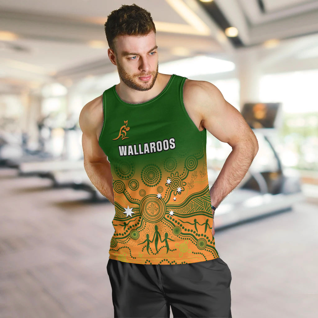personalised-australia-rugby-men-tank-top-go-wallaroos-pacific-indigenous-version-2023