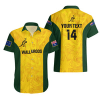 Personalised Australia Rugby Hawaiian Shirt Go Wallaroos Pacific Simple Version 2023 - Wonder Print Shop