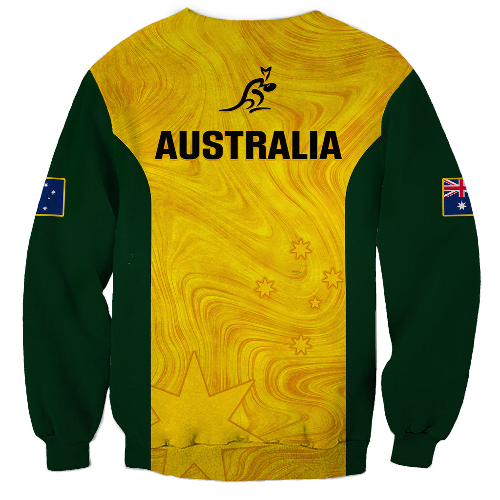 Australia Rugby Sweatshirt Go Wallaroos Pacific Simple Version 2023 - Wonder Print Shop