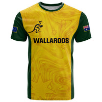 Australia Rugby T Shirt Go Wallaroos Pacific Simple Version 2023 - Wonder Print Shop