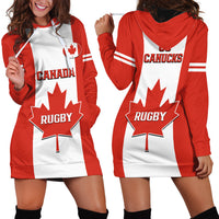 Canada Rugby Hoodie Dress Go Canucks Maple Leaf Pacific  2023 - Wonder Print Shop